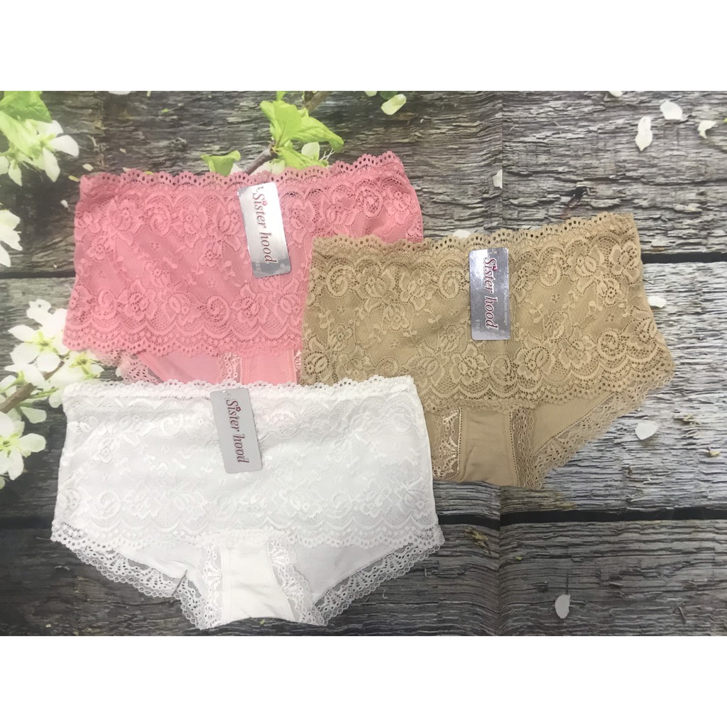  Quần lót nữ, chip cotton ren trước gen bụng cao Thái Lan Sisterhood 5575 Leblur | BigBuy360 - bigbuy360.vn