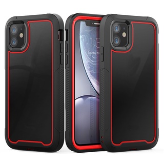 Ốp điện thoại PC+TPU trong suốt siêu mỏng thích hợp cho APPLE iPhone 12 11 Pro MAX 12 Mini XS MAX X XR 7 8 Plus SE 2020