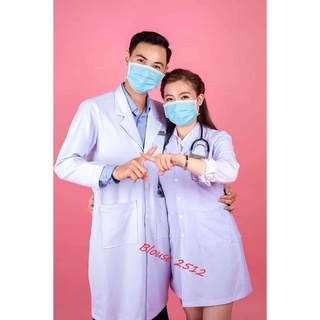 Áo blouse bác sĩ LON NHẬT Nam Nữ dài tay - cộc tay