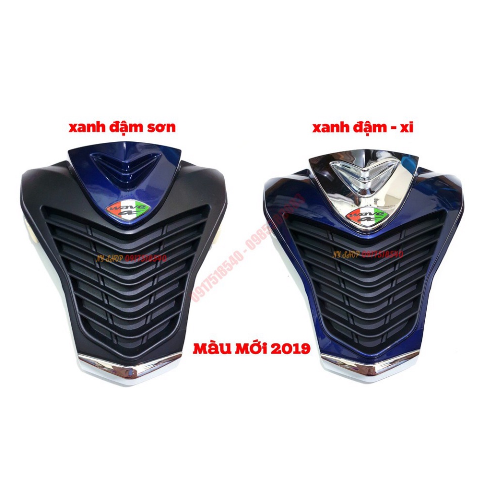 Mặt nạ chế Wave a 110 2017 - 2019 mẫu mới độ kiểu Sh Ý ( hàng dày cao cấp L1 )  Ảnh thật Sp