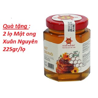 Mật ong ruồi xuân nguyên 504gr tặng 2 mật ong ruồi xuân nguyên 225gr/lọ - xuân nguyên
