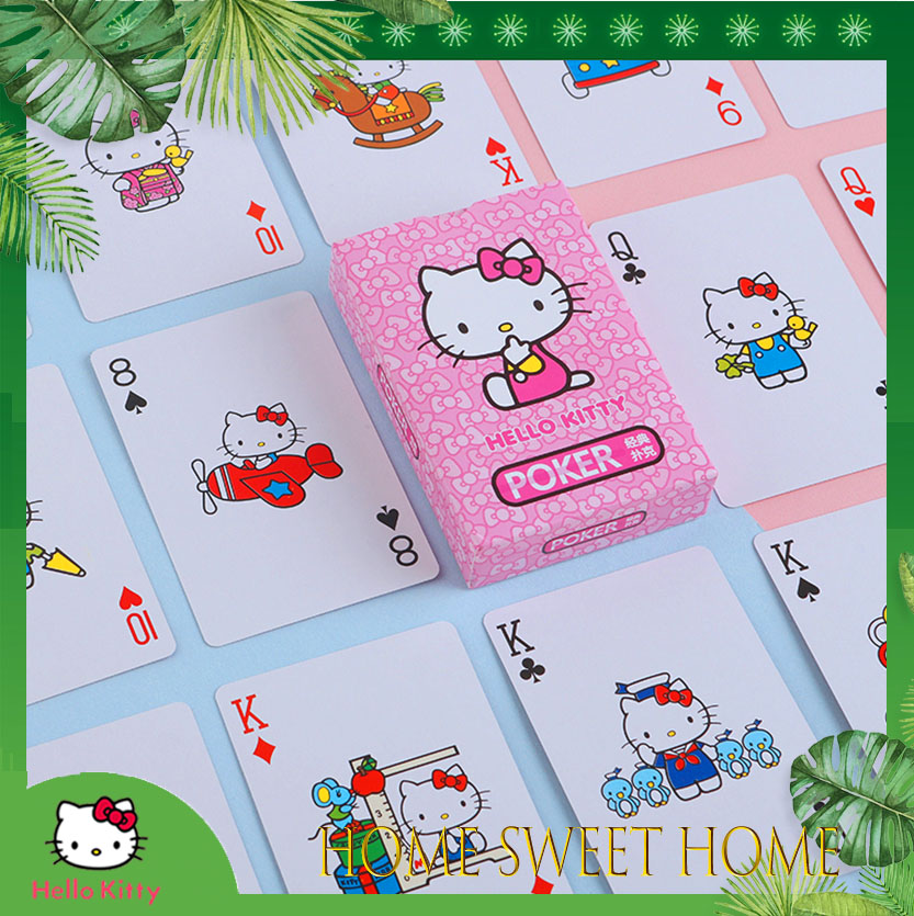 Bộ Đồ Chơi Thẻ Bài Xếp Hình Hello Kitty Sáng Tạo Vui Nhộn