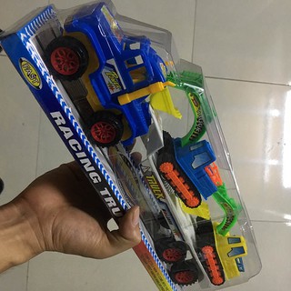 Bộ Xe Tải Chở Máy Xúc 058-1