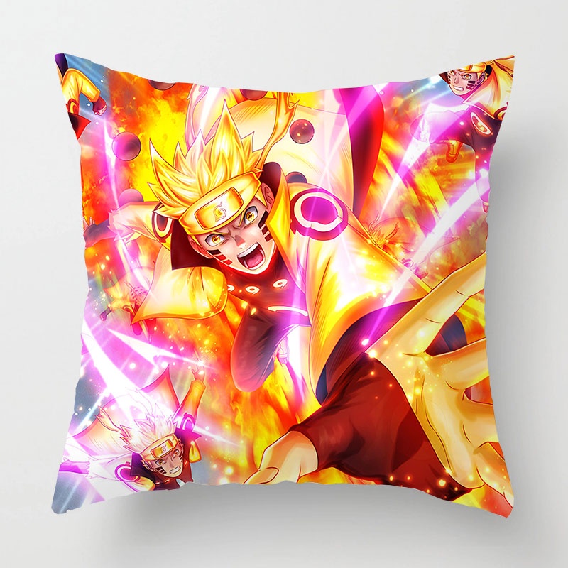 Áo Gối Vuông In Hình Anime Naruto 45*45cm