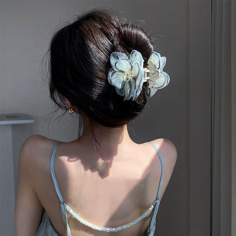 Kẹp Tóc Hình Hoa / Cá Mập Phong Cách Hàn Quốc Thời Trang Cho Nữ