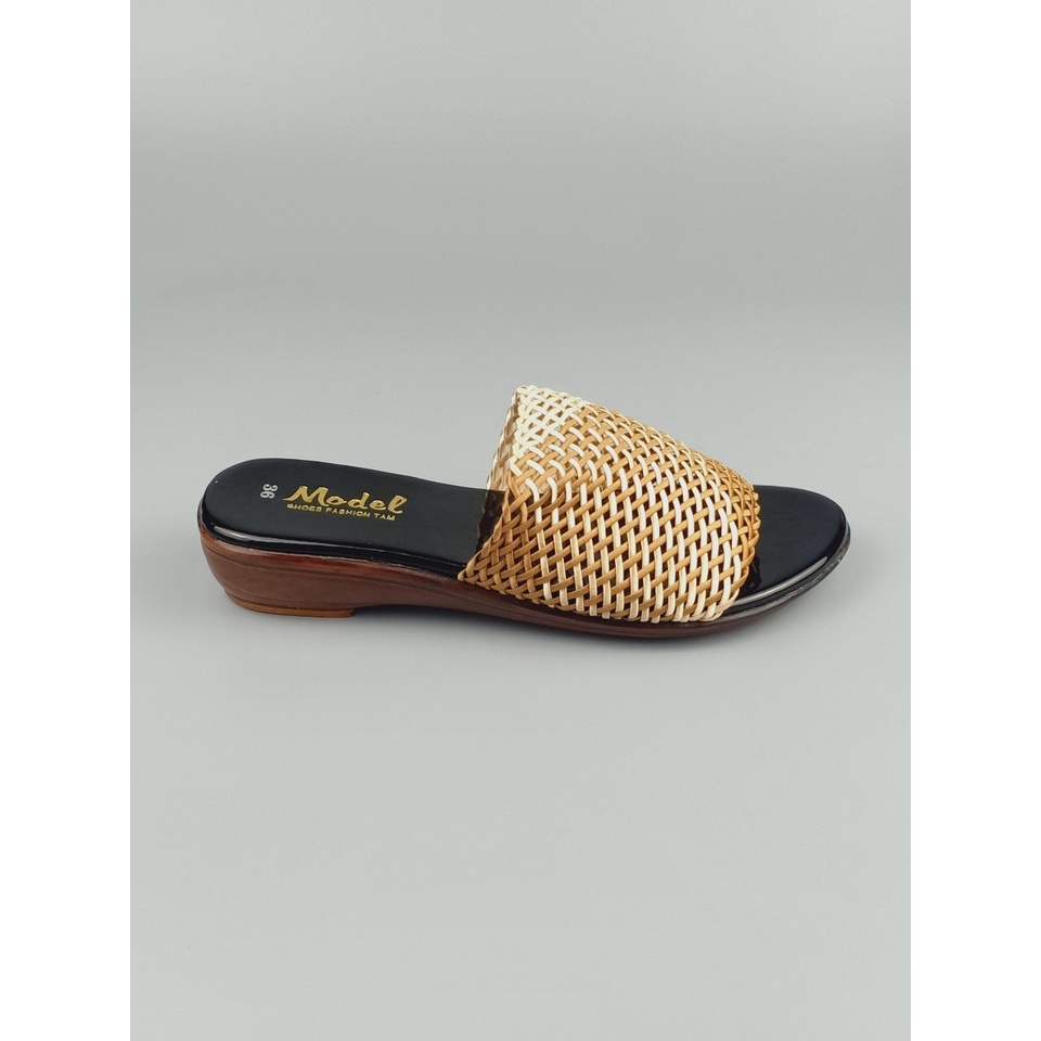 Dép Lưới Nữ Trung Niên Cao 3cm Cho Mẹ,Cho Bà Có Size Lớn 36-43