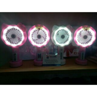 quạt đèn cầm tay bts & blackpink