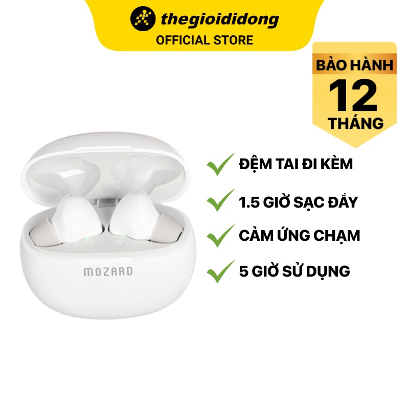 Tai nghe Bluetooth Mozard AT15 Chống nước - Chính hãng BH 12 tháng