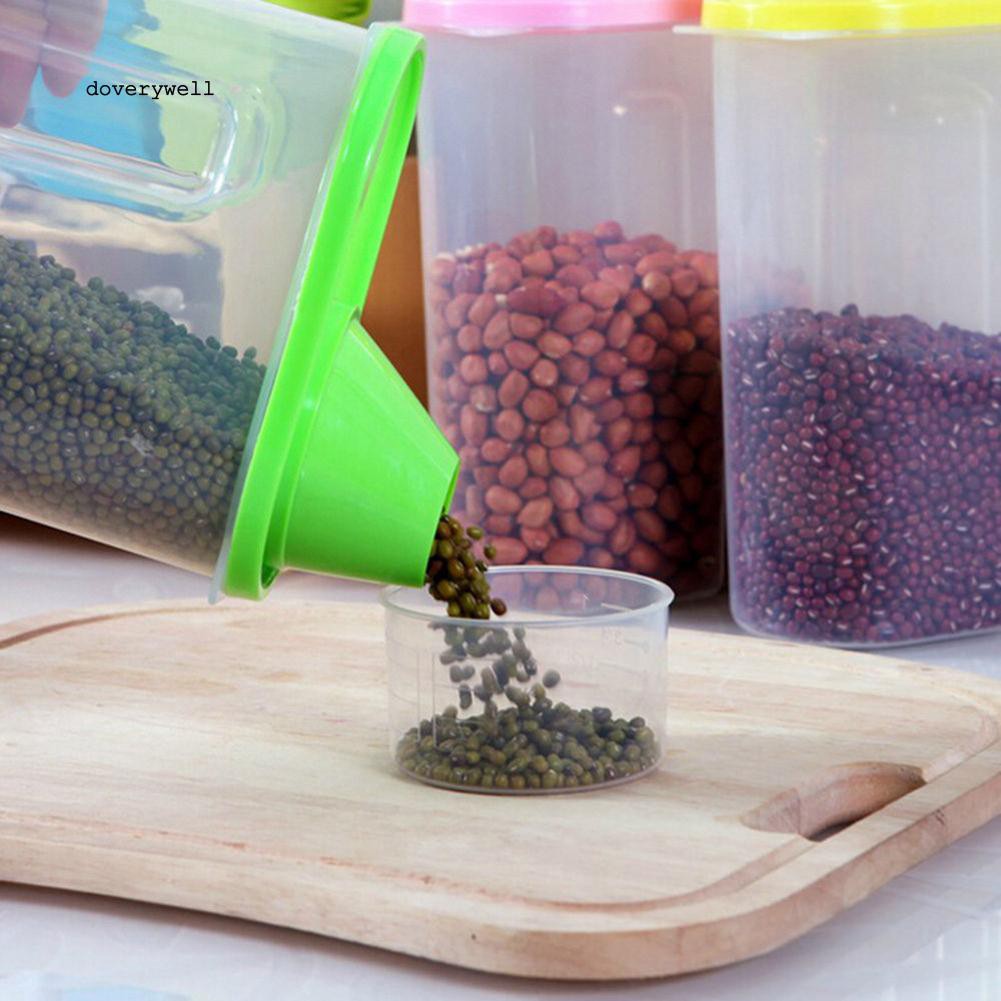 Hộp nhựa trong suốt dung tích 1.9/2.5L có nắp đậy dùng đựng đồ ăn khô tiện dụng