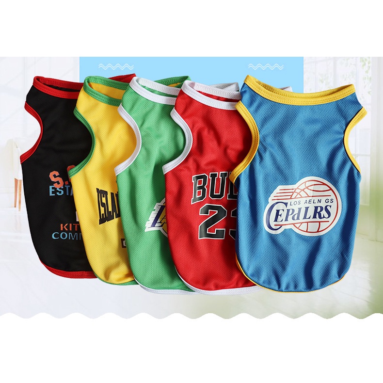 Áo Thể Thao Bóng Rổ Thoáng Khí Dành Cho Thú Cưng
