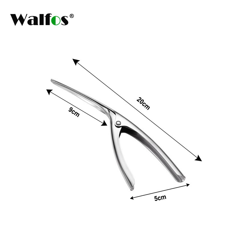 Dụng cụ lột vỏ tôm hiệu Walfos chất liệu thép không gỉ sáng tạo