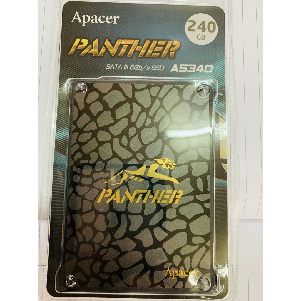 [Mã ELMS4 giảm 7% đơn 500K] [Mã ELMS4 giảm 7% đơn 500K] Ổ CỨNG SSD APACER AS340 PANTHER 240GB 2.5&quot; SATA III