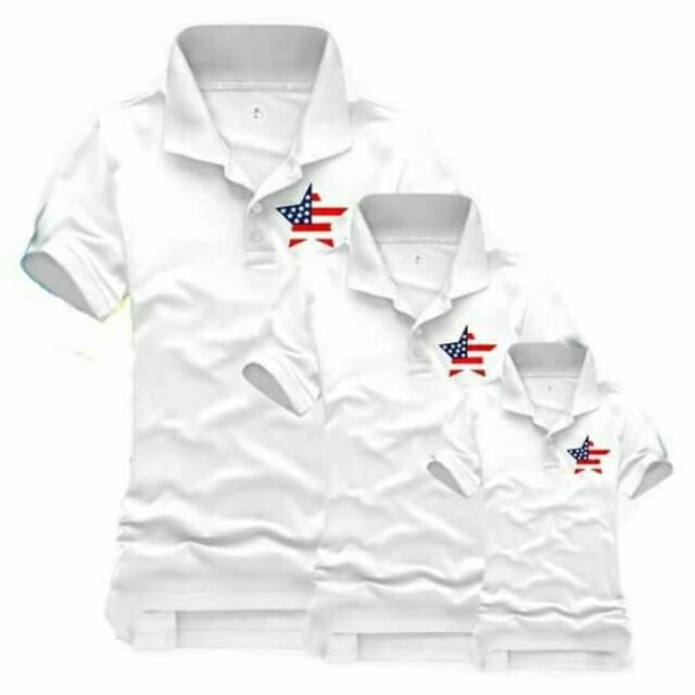 Set 3 áo gia đình cổ trụ