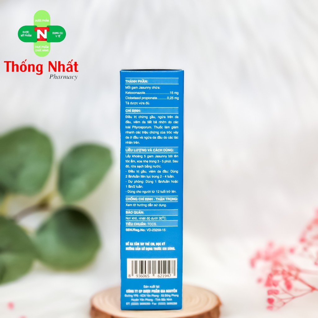 [CHÍNH HÃNG] - DẦU GỘI CHỐNG GÀU VÀ NGỨA DA DẦU JASUNNYL 50G