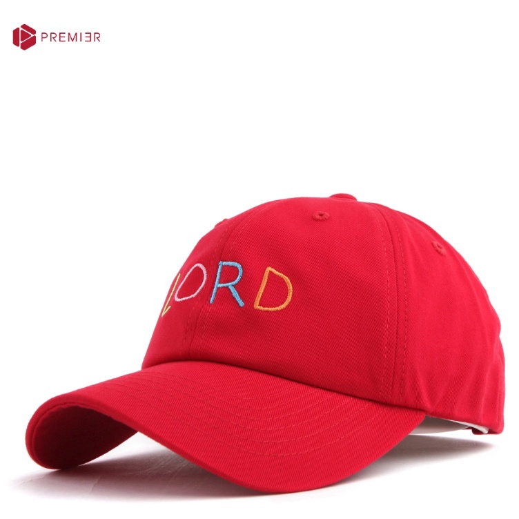PREMI3R Nón lưỡi trai Dadhat LORD red NN360 phong cách Hàn Quốc cao cấp 100% cotton 2024