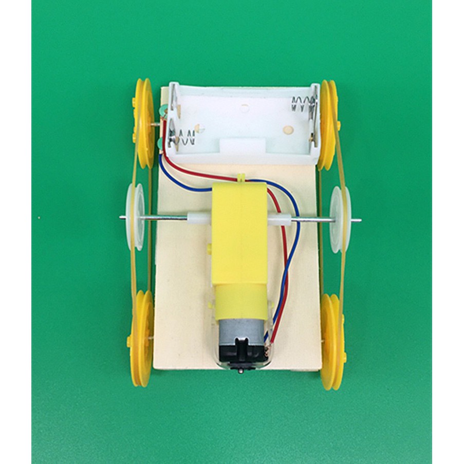 Đồ chơi stem - Bộ lắp ghép xe tăng bằng gỗ theo phương pháp giáo dục stem steam