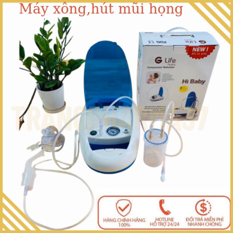 Máy Xông Hút Mũi Họng 2 Trong 1 HI BABY AG LIFE NEW2020