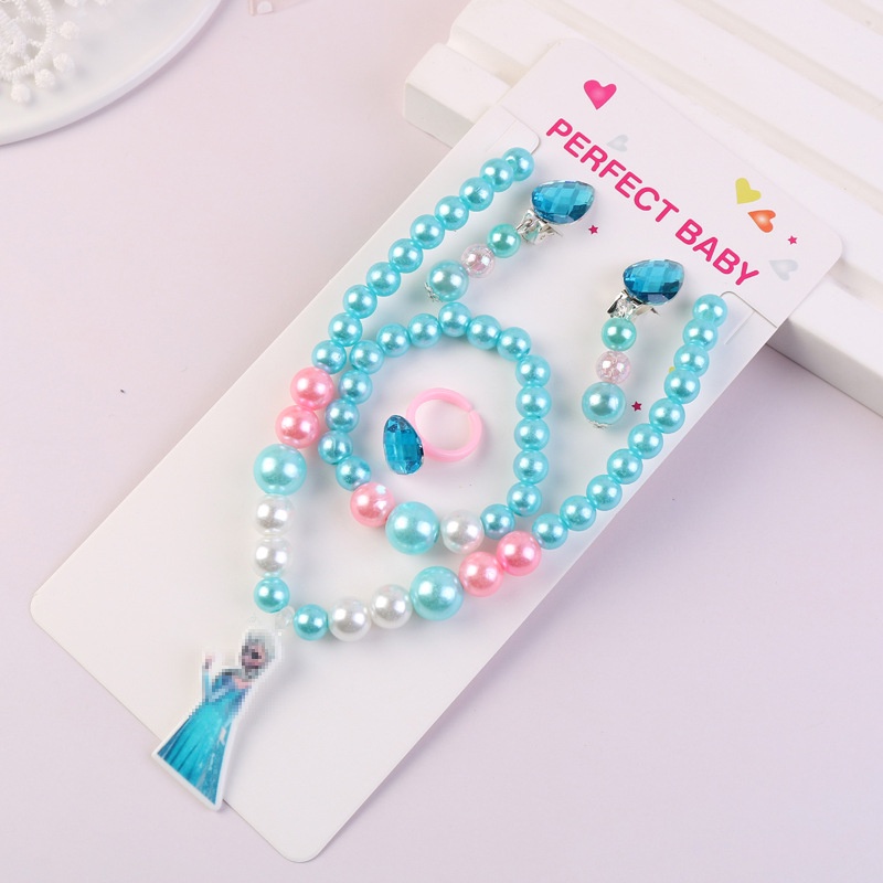 Bộ Trang Sức Công Chúa Elsa Xinh Xắn Cho Bé Gái