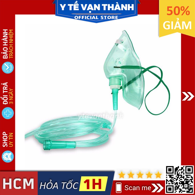 ✅ Mặt Nạ Thở Oxy Không Túi GreetMed | Hoặc Mask Oxy Thương Hiệu Tương Đương -VT0202