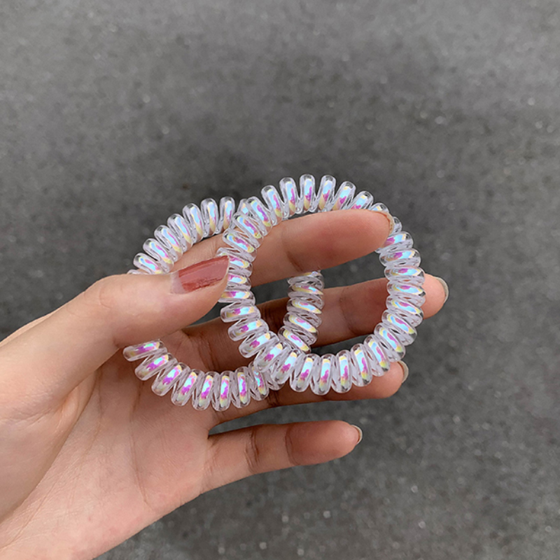 Korean Style Sweet and Simple Phone Cord Hair Ring Fashion Girl Hair Accessories