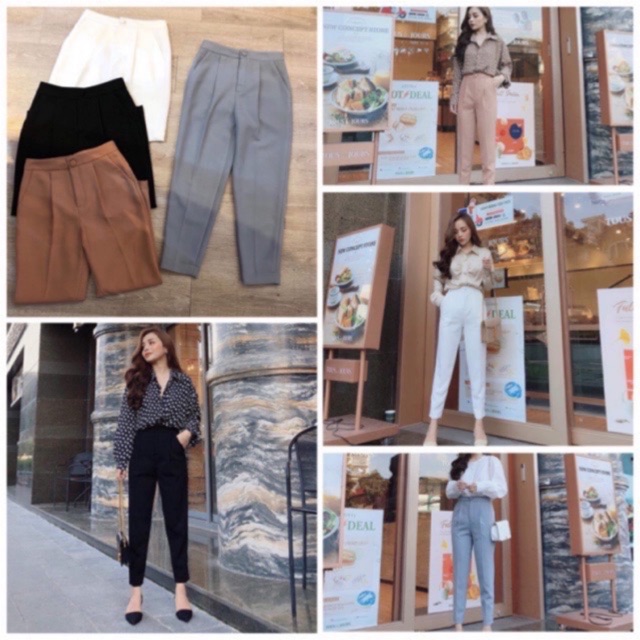 BÁN BUÔN_QUẦN VẢI BAGGY 4 MÀU