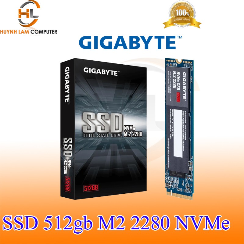 [Mã 153ELSALE2 giảm 7% đơn 300K] SSD 512gb Gigabyte M2 2280 NVMe PCIe 1700/1550MB/s - Viễn Sơn phân phối