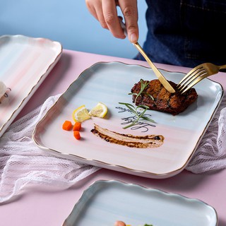 Đĩa gốm trang trí bàn ăn