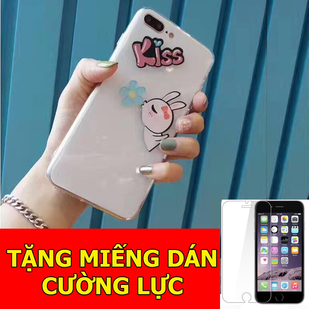 Ốp dẻo cam chanh dành cho iPhone6 Plus + Tặng 01 miếng dán cường lực