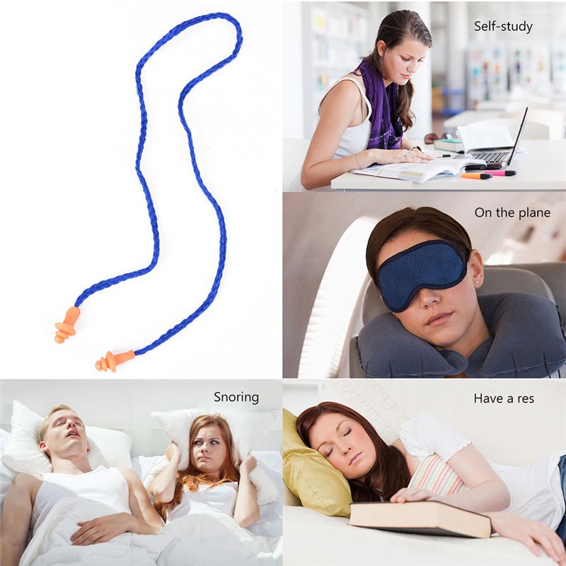 10 Nút Bịt Tai Bằng Silicone Mềm Có Thể Tái Sử Dụng