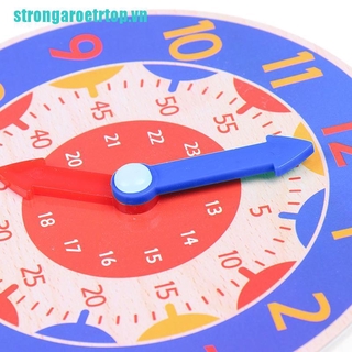 Đồng Hồ Đồ Chơi Bằng Gỗ Cho Bé