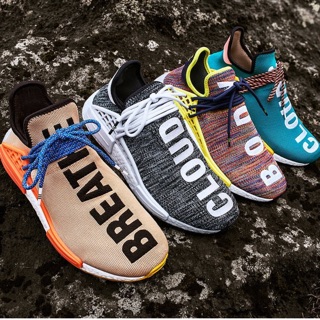 Giày pharrell x Human nmd trail - full màu