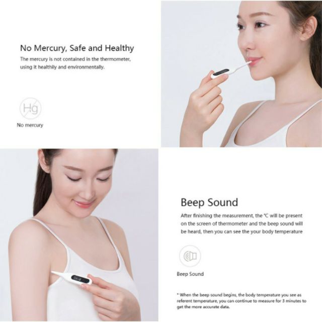 [Hỏa Tốc HCM] Nhiệt Kế Điện Tử Xiaomi- Nhiệt kế y tế LCD Xiaomi Medical Electronic Thermometer