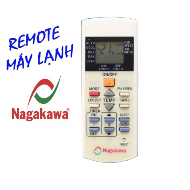 Remote Máy Lạnh, Điều Khiển Điều Hòa NAGAKAWA