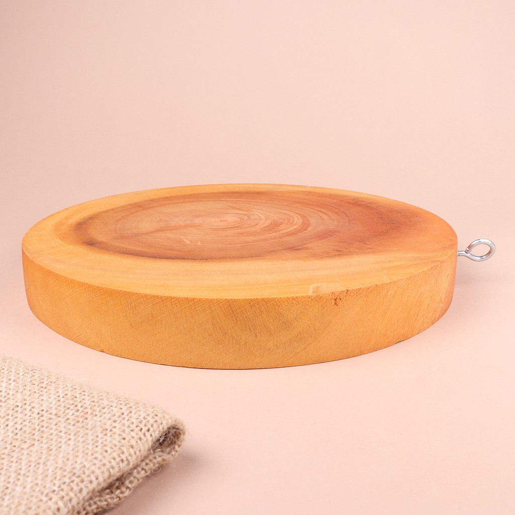 Thớt gỗ nghiến Bam House loại tròn nhiều size cao cấp TG01 – Gia dụng bếp