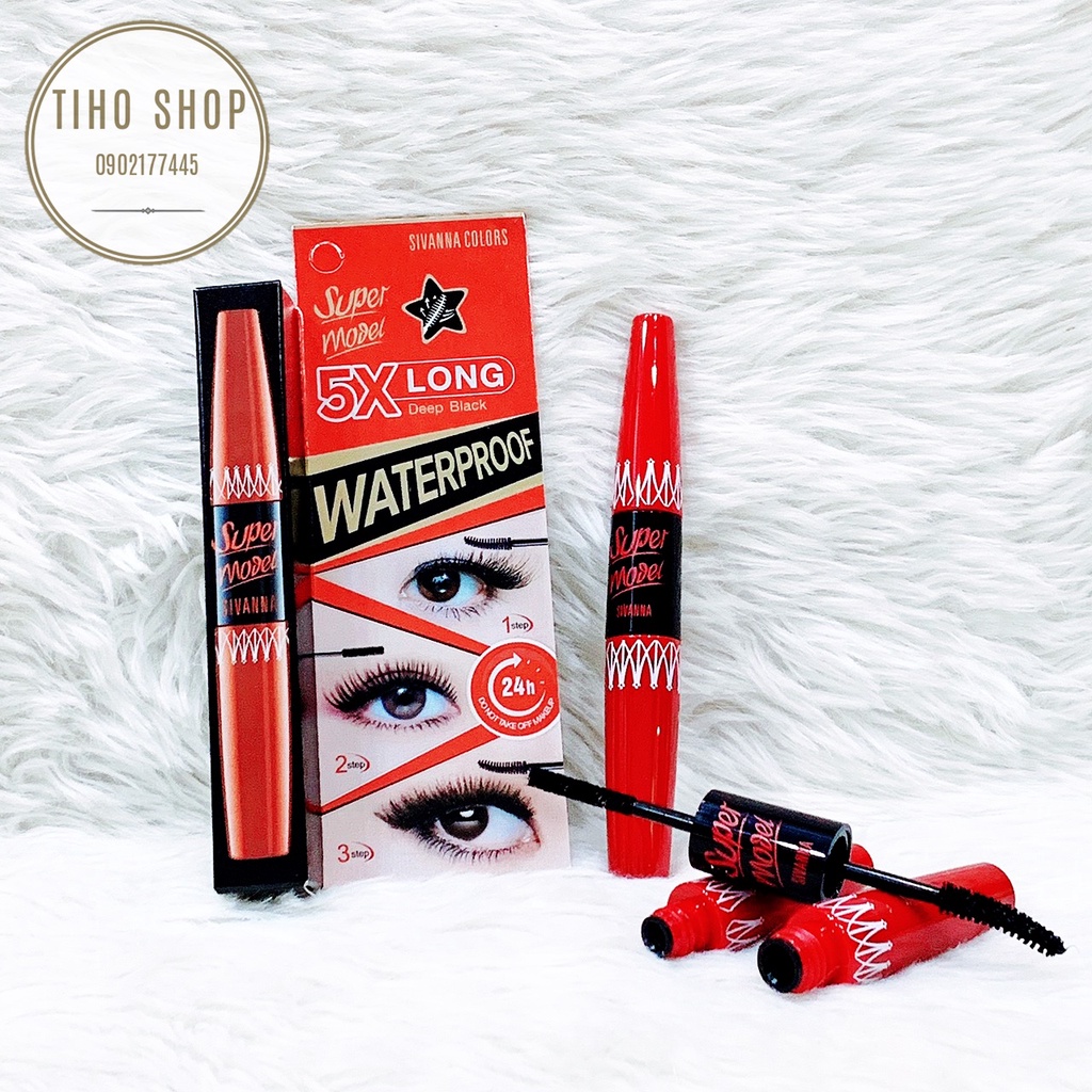 Mascara Hai Đầu Sivanna Super Model 5X Long HF893 | BigBuy360 - bigbuy360.vn