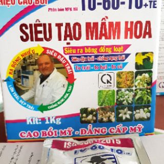 Phân bón lá nova hoa kỳ 10-60-10 100gr
