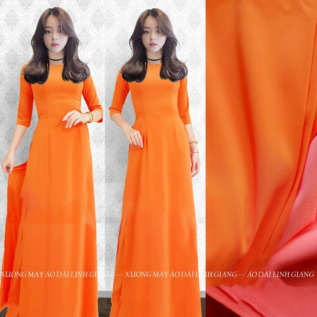 ÁO DÀI CỔ TRÒN_ TAY LỬNG_ ĐÔNG GIÁ_LINH GIANG