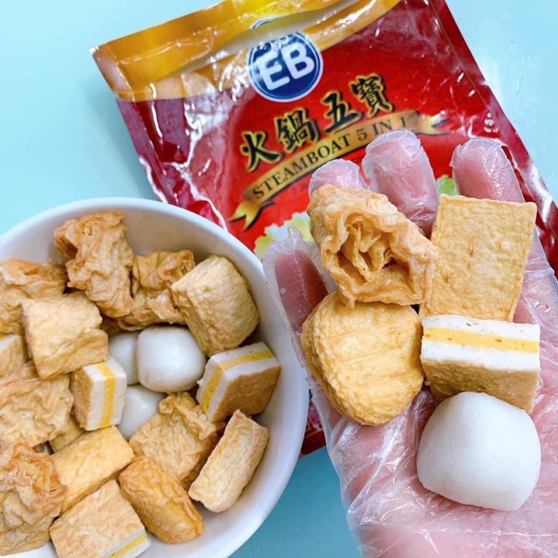 Steamboat 5in1 EB chính hãng nhập khẩu Malaysia- Viên thả lẩu cao cấp 500g. .