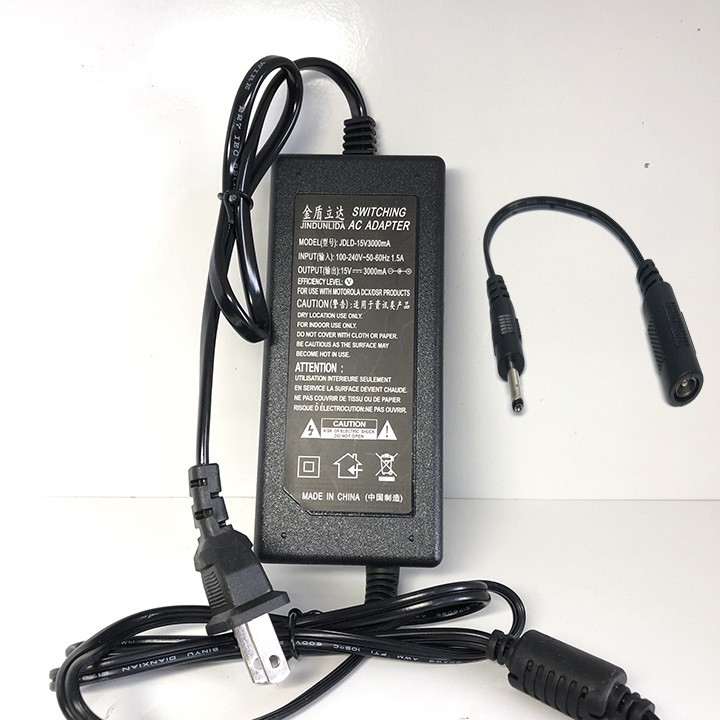 Cục Nguồn sạc loa kéo 15V -3 A - Cục Sạc Nguồn cho các loại Loa Kéo Cực tốt,bảo hành đổi mới