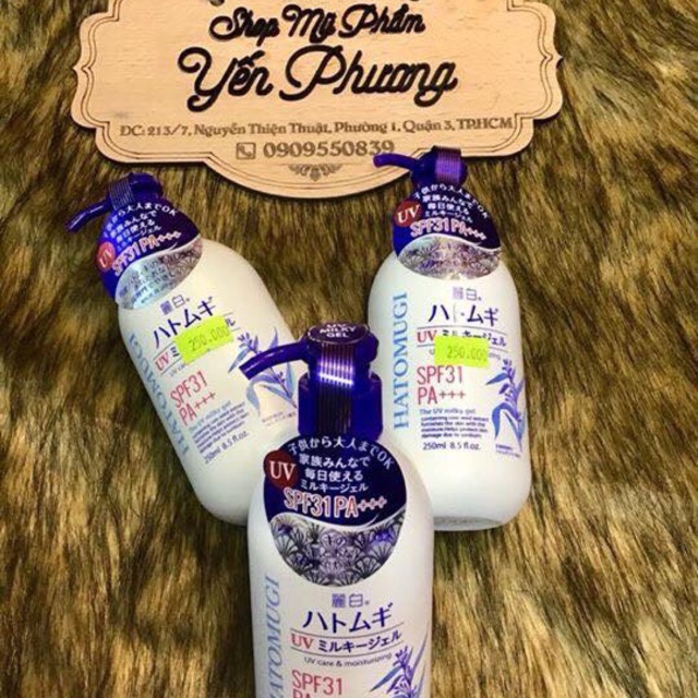 Sữa dưỡng thể của Nhật