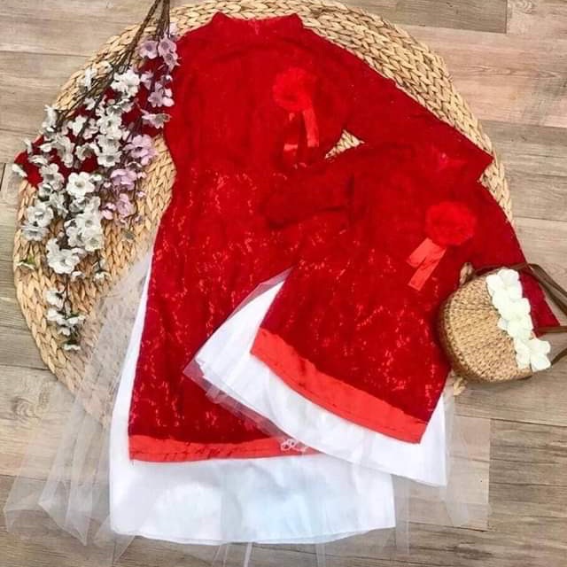 Set áo dài mẹ và bé