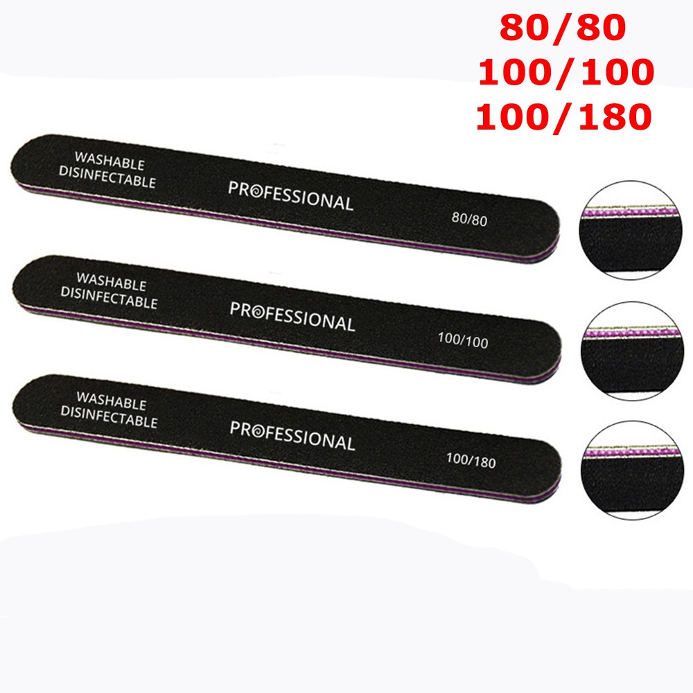 Set 1/10 Dụng Cụ Giũa Móng Hai Mặt Chuyên Nghiệp