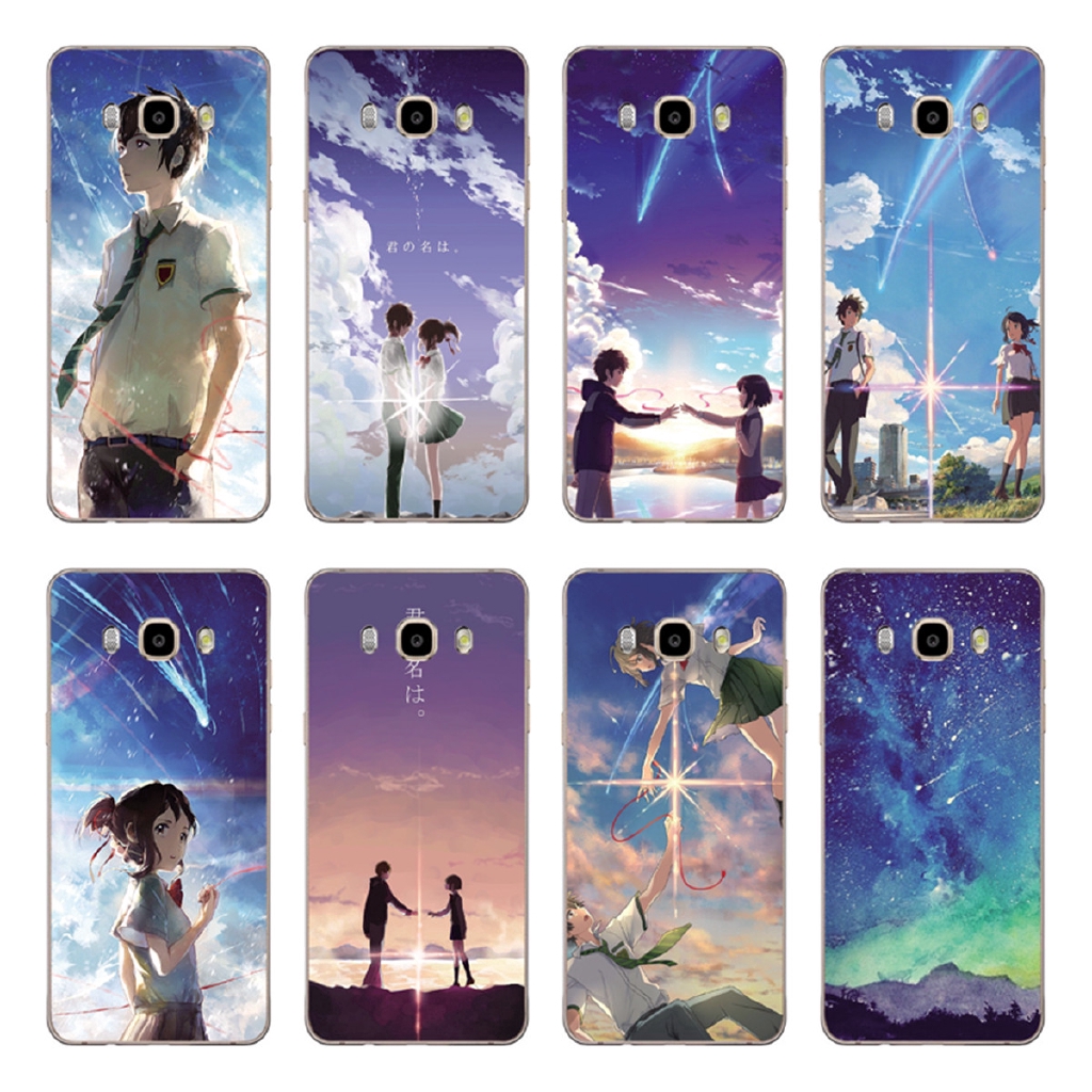 Ốp điện thoại TPU chống sốc in hoạt hình anime cho Samsung Galaxy J710 /J510 /J310 /J7 J5 J3 2016