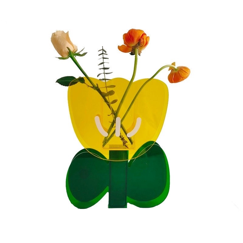 Lọ Hoa Acrylic Phong Cách Bắc Âu Dùng Để Trang Trí Nhà