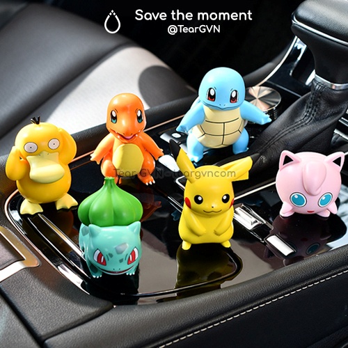 Mô hình Pokemon nội địa chính hãng Pikachu, Psyduck, Bulbasaur, Squirtle, Charmander, Jigglypuff