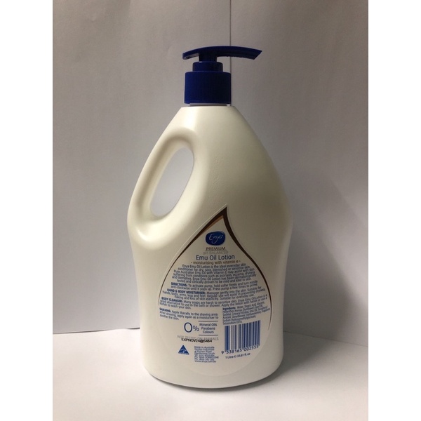 Sữa dưỡng ẩm Enya Emu Oil Lotion 1 Litre .Hàng Úc