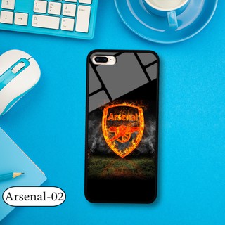 Ốp kính 3D IPHONE 7 PLUS - in biểu tượng đội bóng