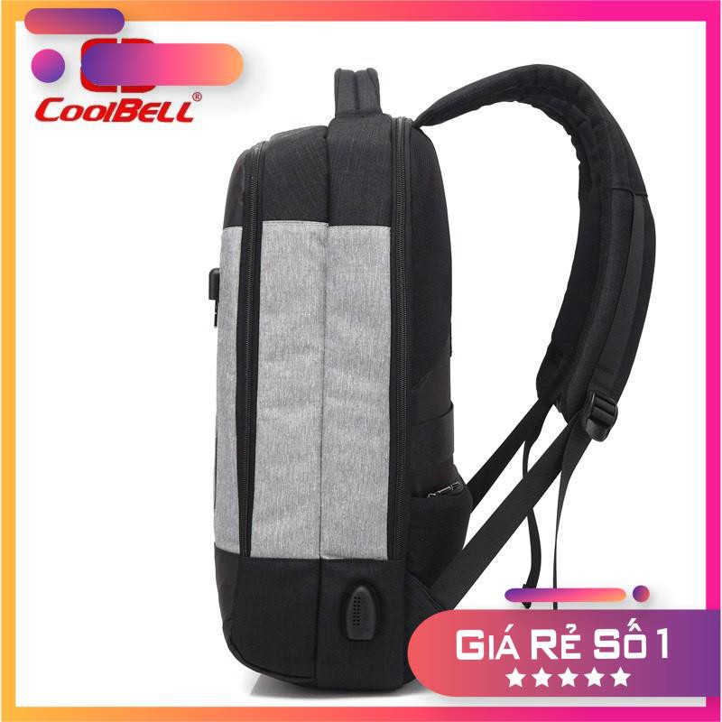 Balo Thời Trang Nam Đa Năng Đựng Laptop Coolbell CB504, Balo Nam Cao Cấp Kích Thước Lớn Đựng Được Laptop 15.6 Inch