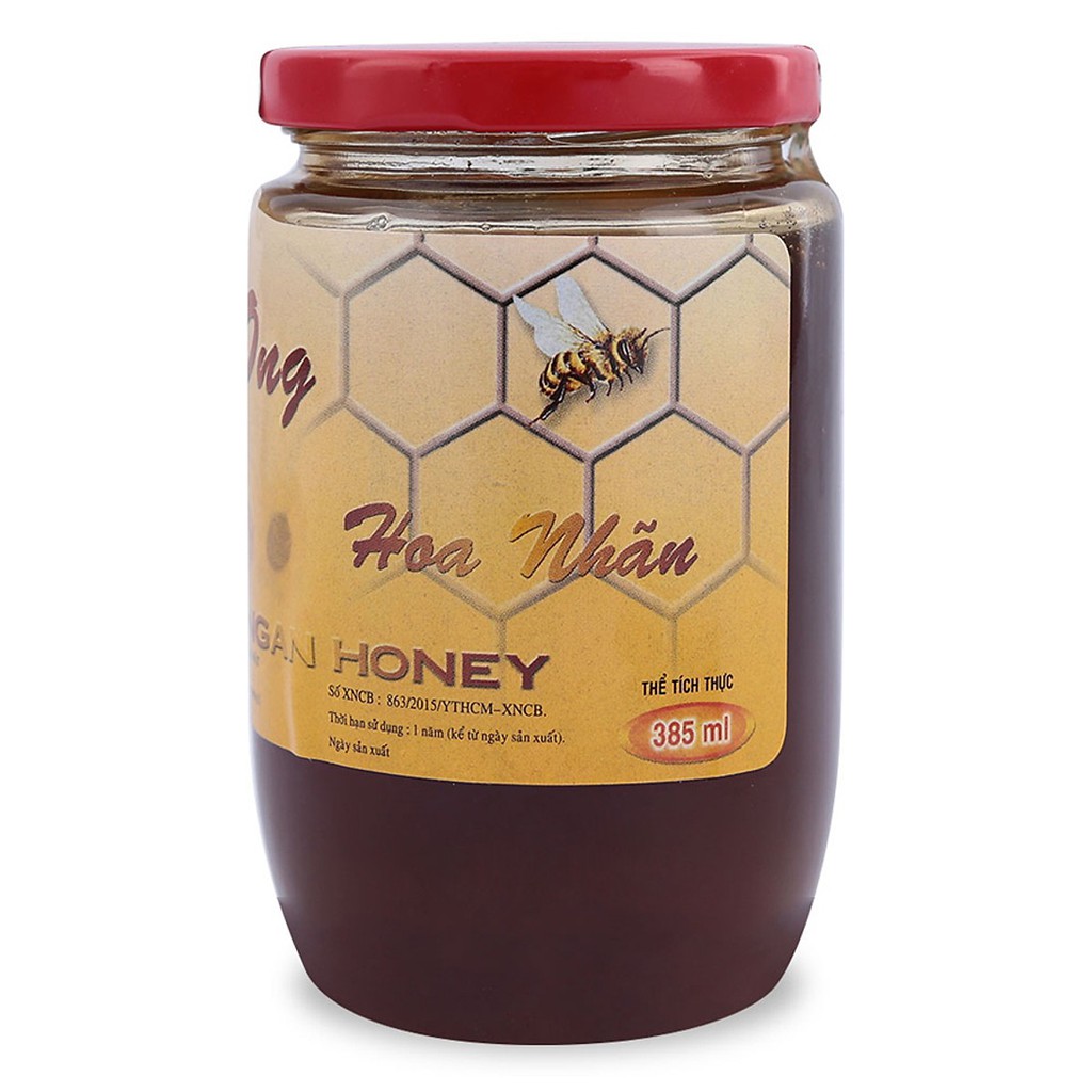 Mật Ong Hoa Nhãn Bee Honey Hộp 385Ml