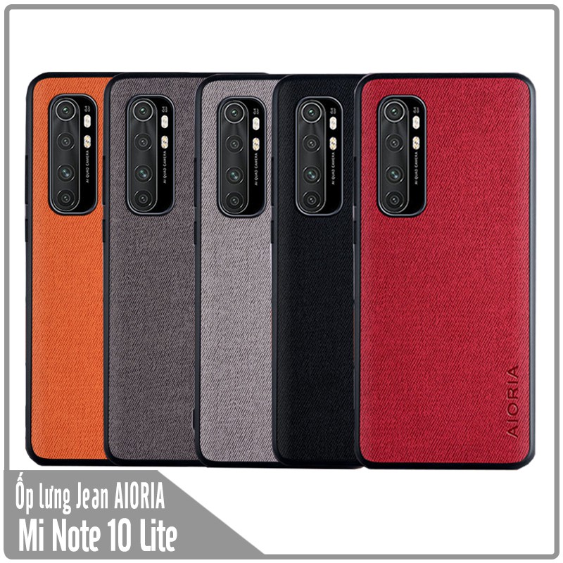 Ốp lưng Xiaomi Mi Note 10 Lite JEAN Khắc Logo AIORIA